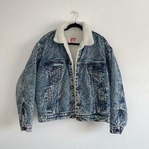 Denim Sherpa Jacket